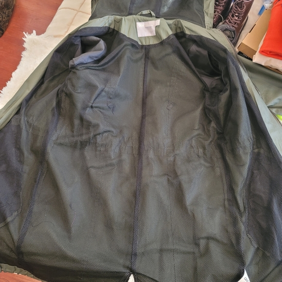 ASOS Fisherman Army Green Trench Coat  size 2 - Picture 15 of 16